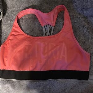 Victoria's Secret Pink and Black Sports bra